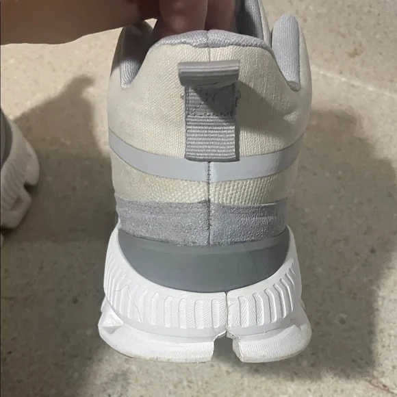 On Running women Gray and White Athletic Shoes - Picture 6 of 15